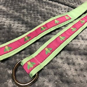 Lilly Pulitzer Bee Pattern Belt